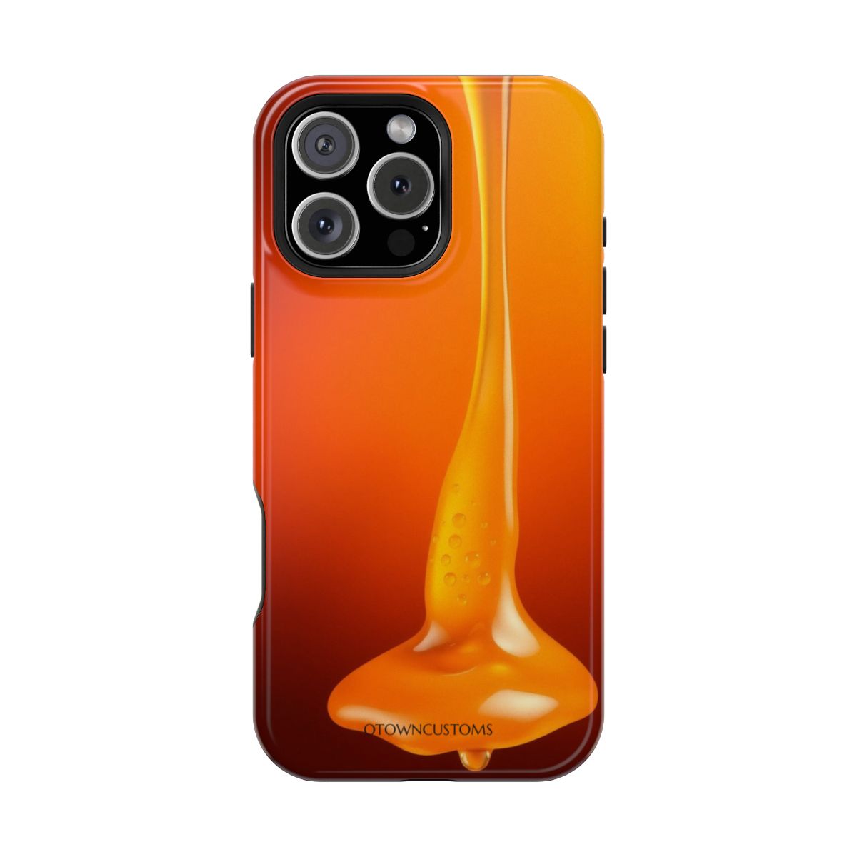 Abstract Liquid Gold Drip