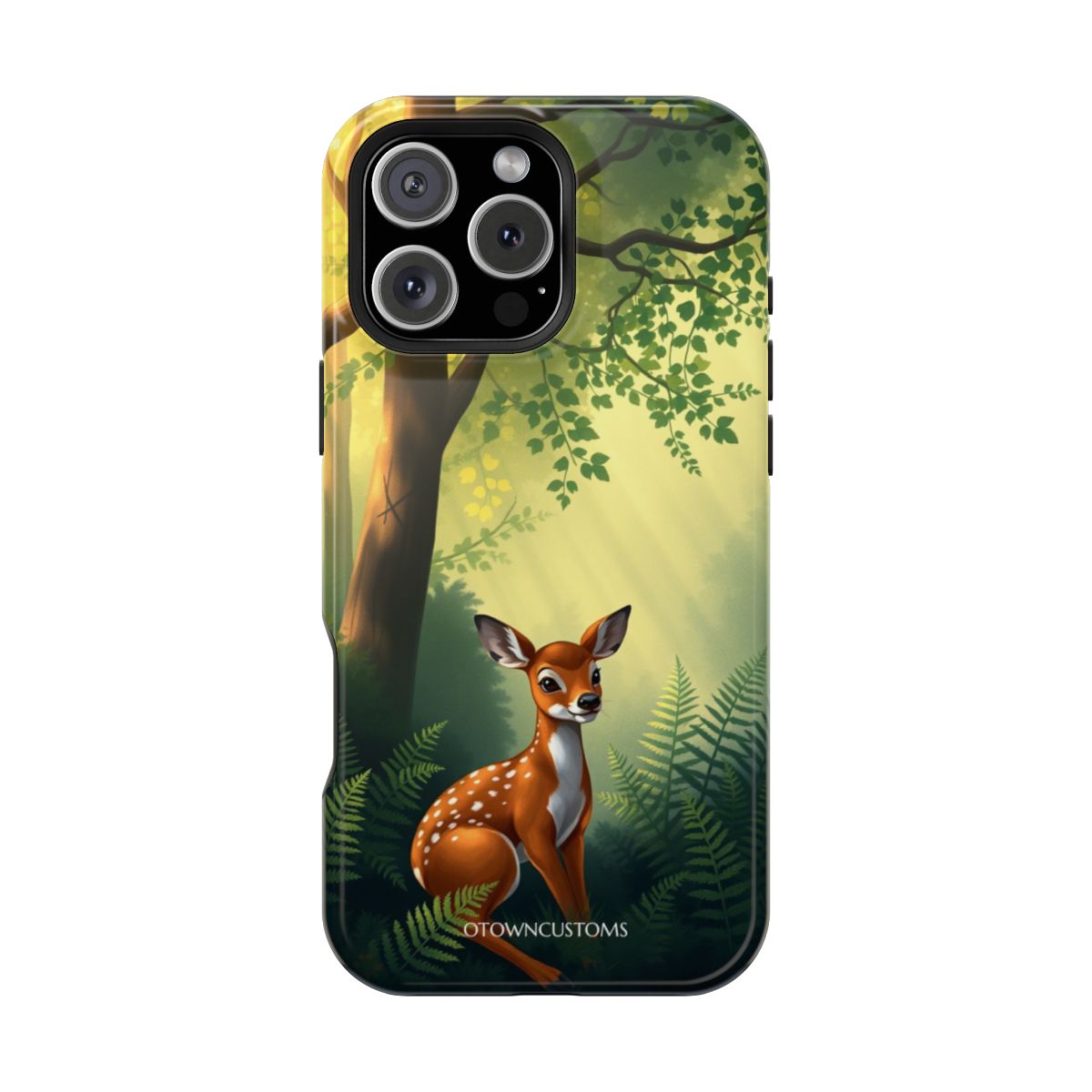 Whimsical Forest Illustration Fawn
