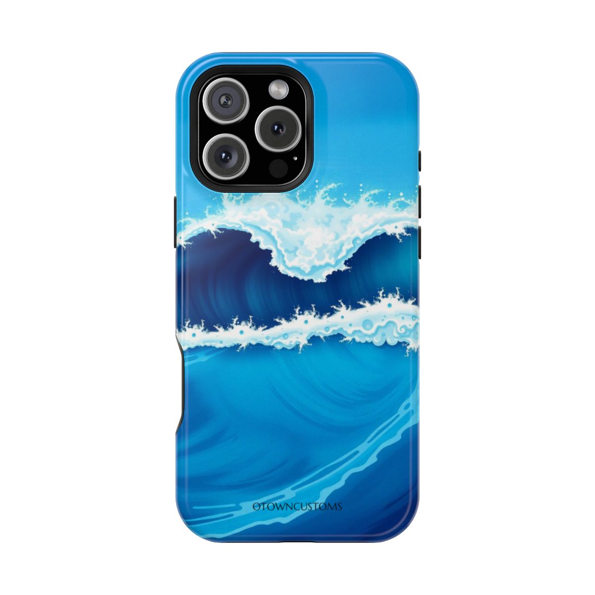 Ocean Wave Crest Stylized Seascape