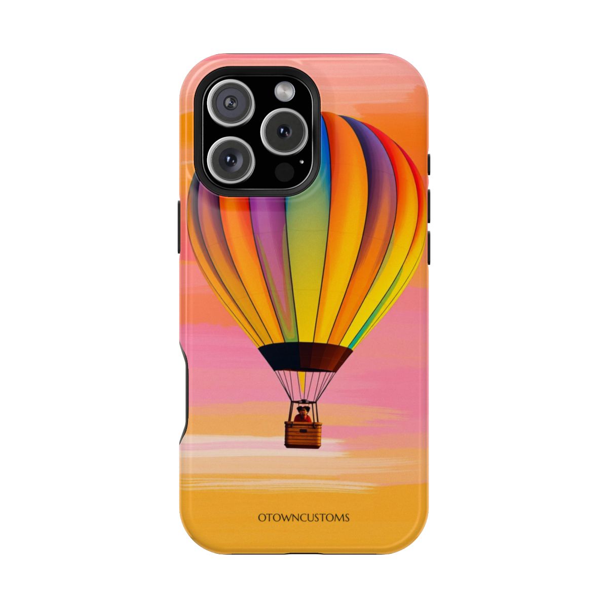 Vibrant Hot Air Balloon Sunrise