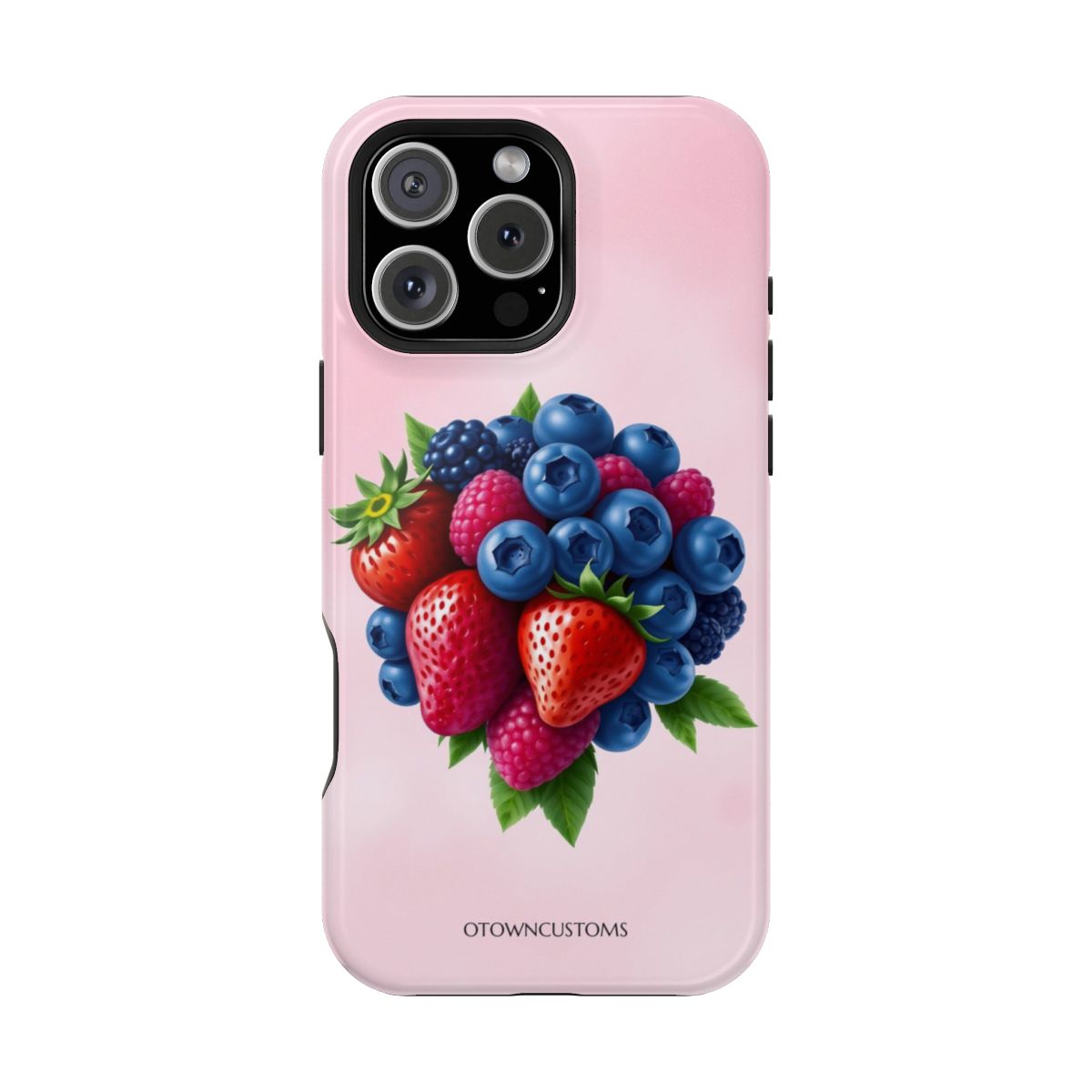 Berry Patch Pastel Fruit Illustration