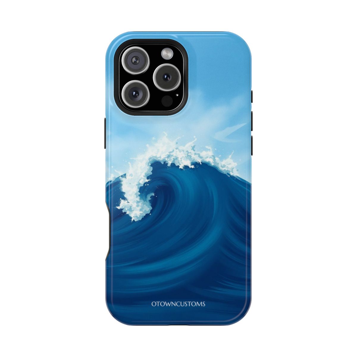 Ocean Wave Azure Painterly