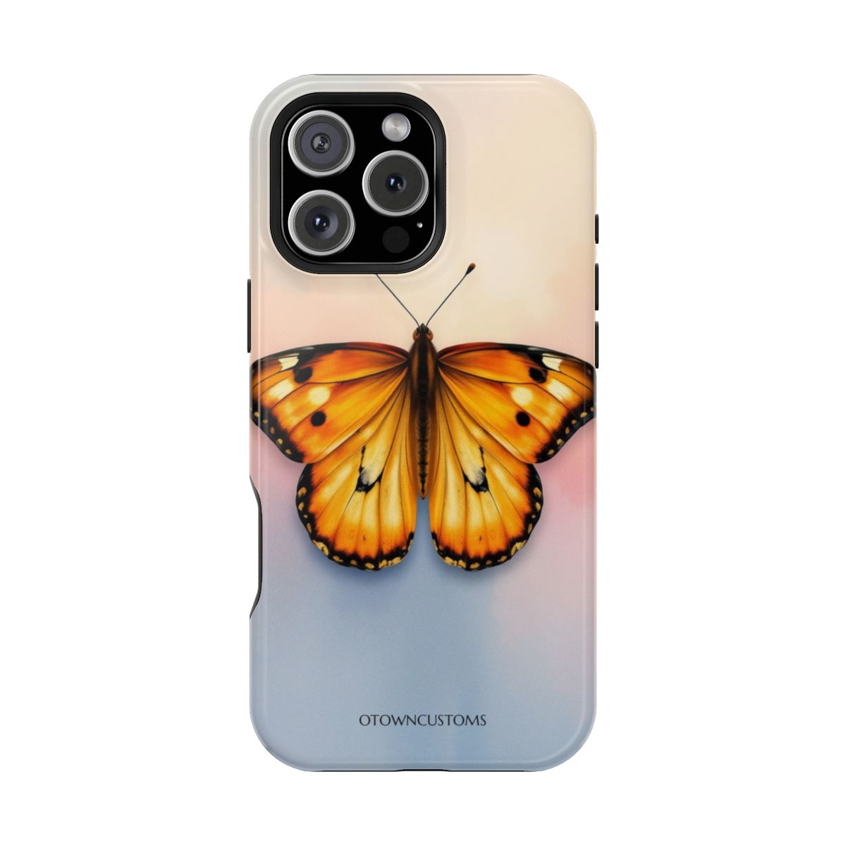 Realistic Watercolor Butterfly Wing