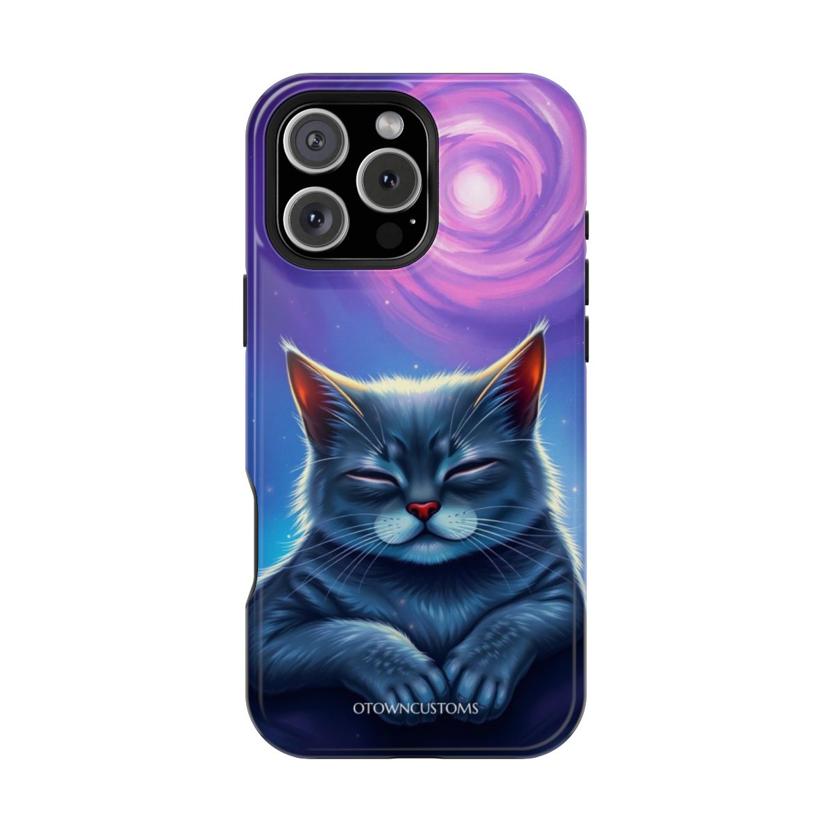 Dreamy Cosmic Nebula Cat