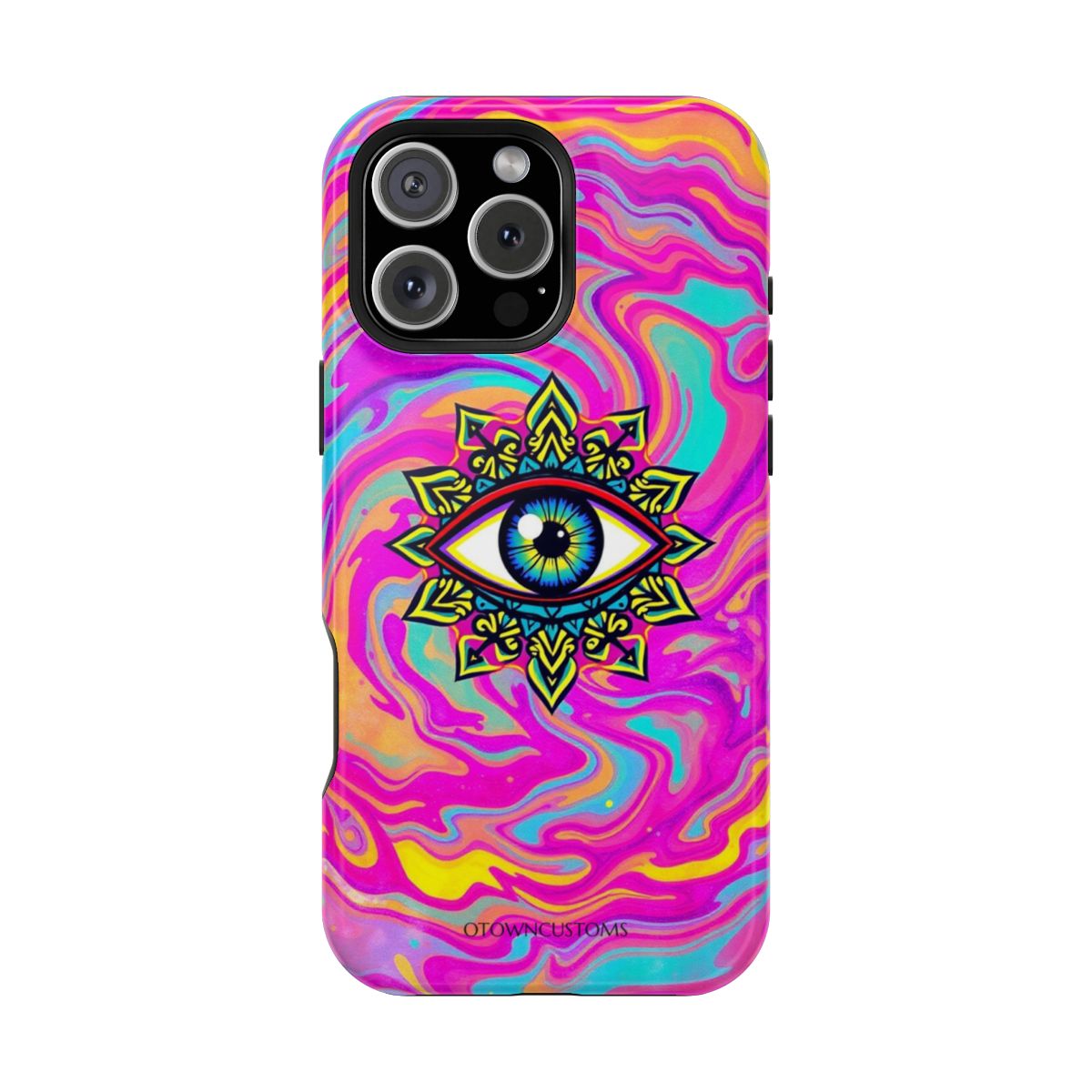 Psychedelic Abstract Eye Mandala