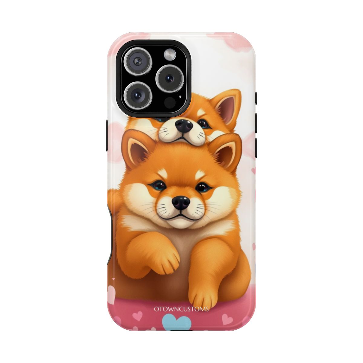 Chibi Shiba Inu Paw Hearts