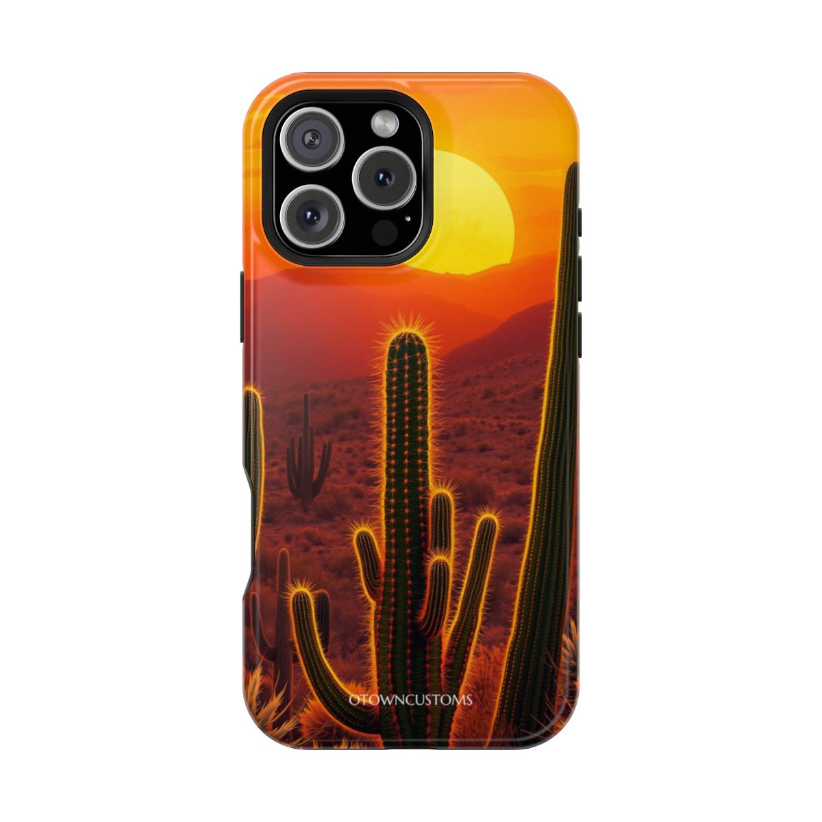Desert Bloom Cactus Sunset
