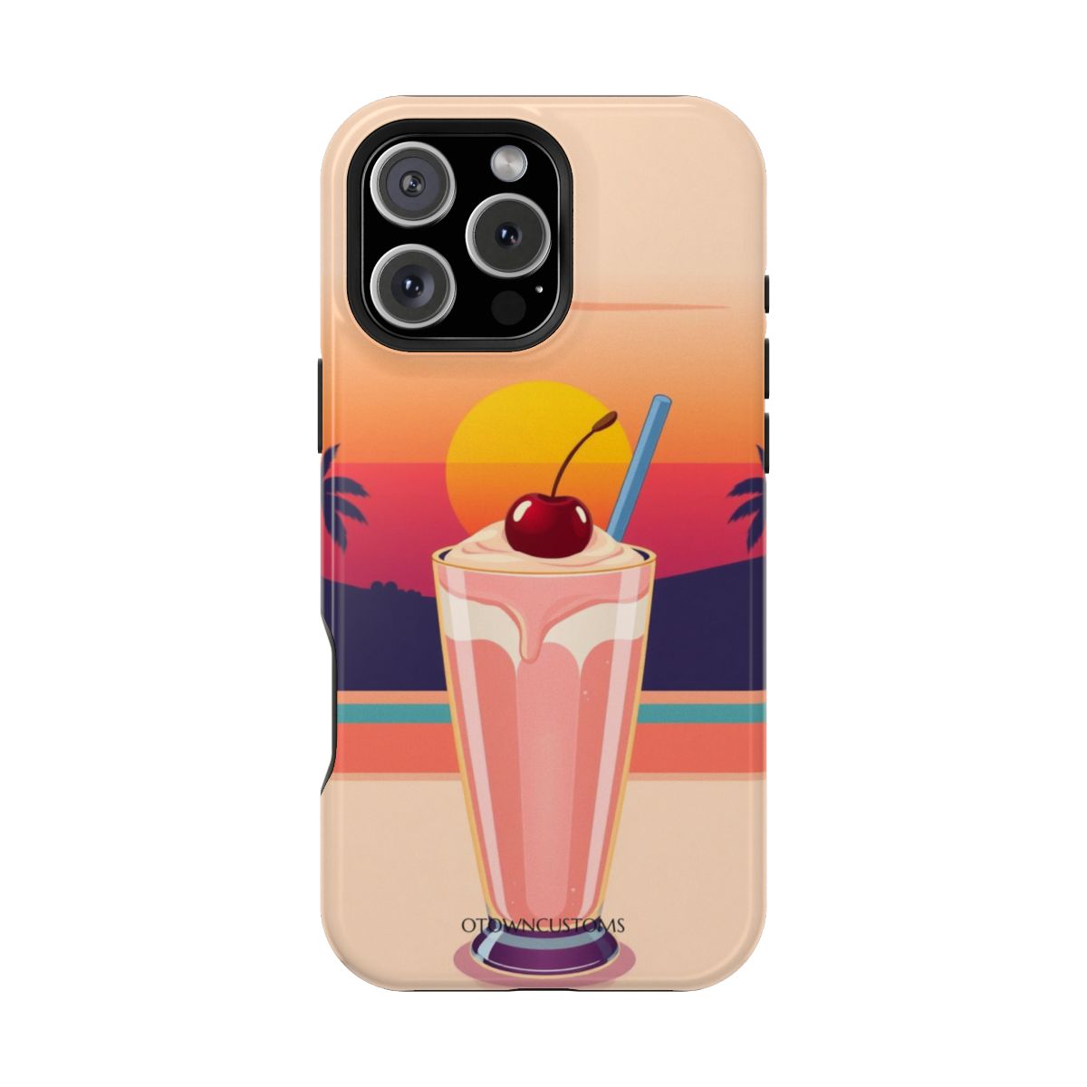 Retro 80s Sunset Diner