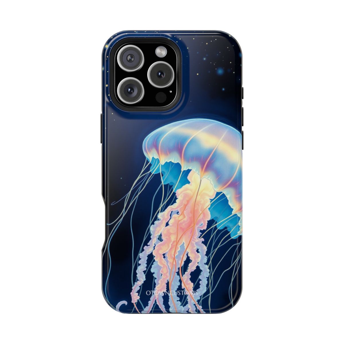 Bioluminescent Jellyfish Deep Sea