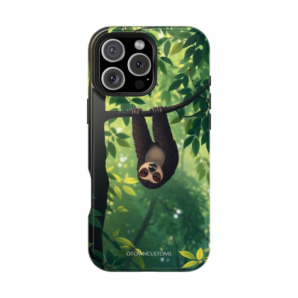 Cartoon Jungle Cute Sloth Hang Time