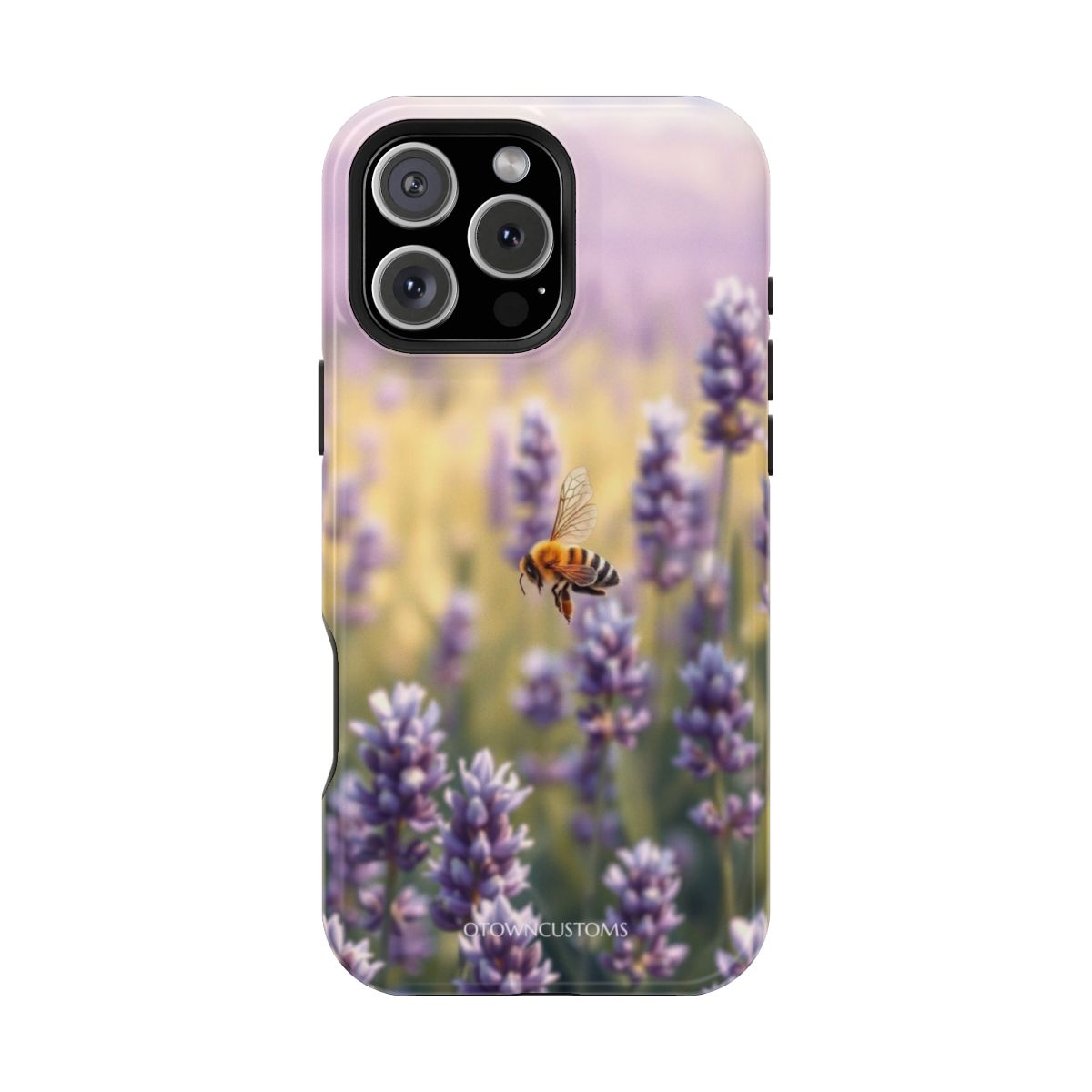 Lavender Field Bee Macro