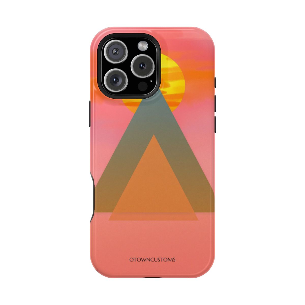 Geometric Sunset Gradient Sunrise