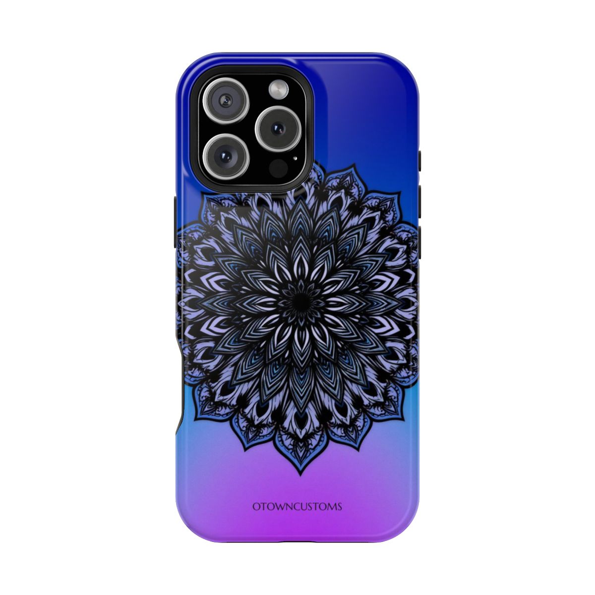 Mandala Gradient Floral Ombre