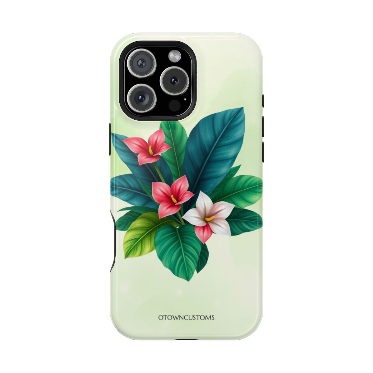 Lush Tropical Watercolor Leaves