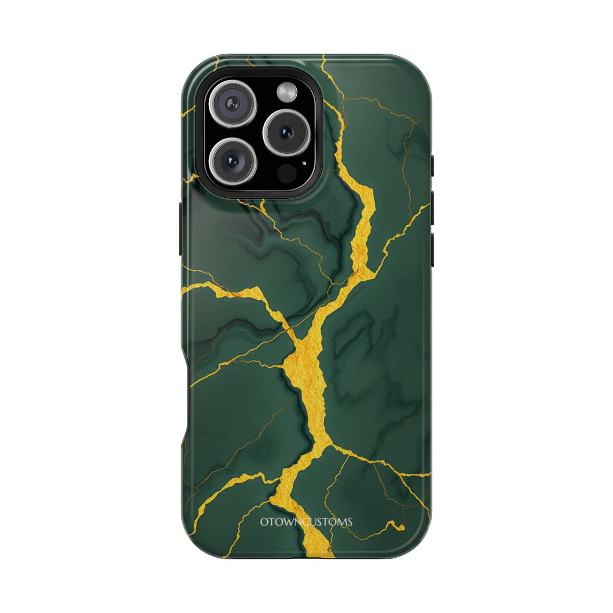 Abstract Gold Vein Kintsugi Marble