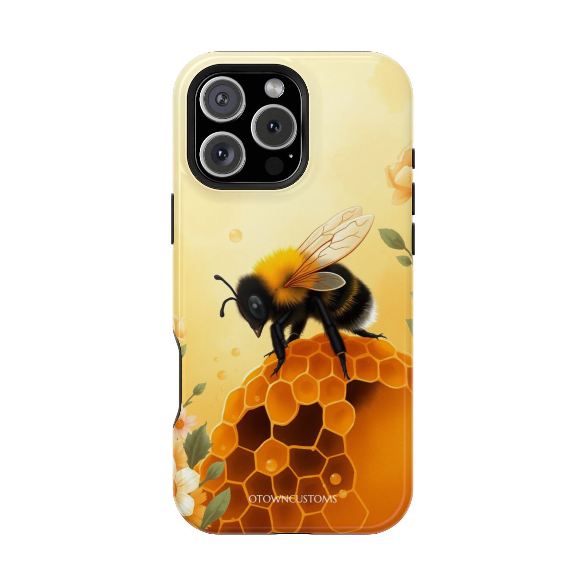 Vibrant Watercolor Bumblebee