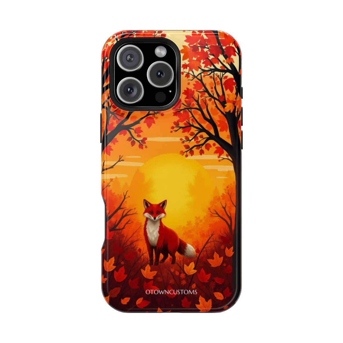 Autumn Fox Forest Walk Nature Scene