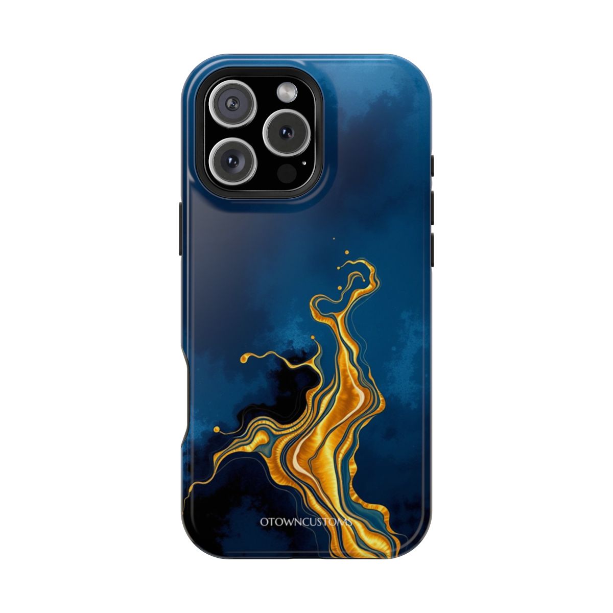 Abstract Liquid Gold Vein
