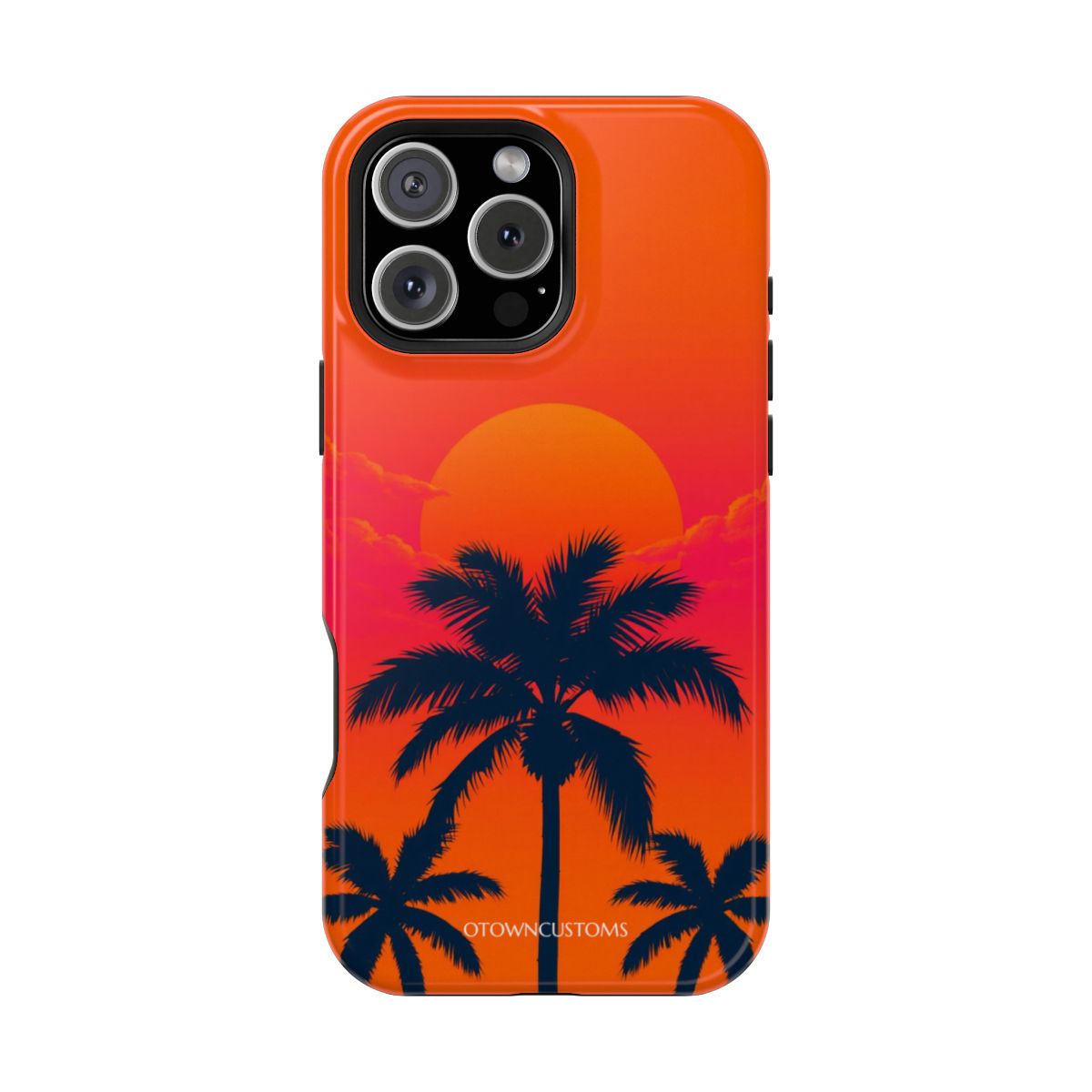 Vaporwave Retro Sunset Palm Tree