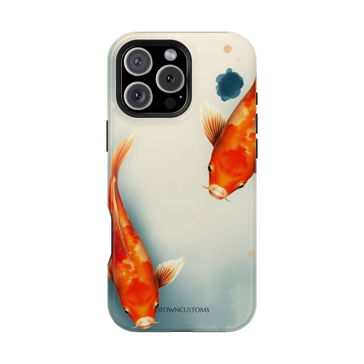 Koi Fish Art Watercolor Swim