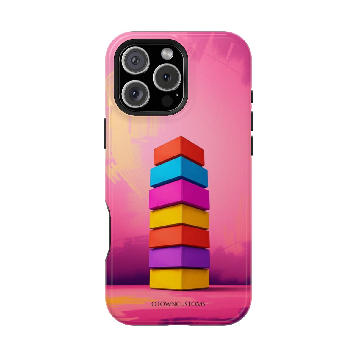Abstract Geometric Retro Dreamscape