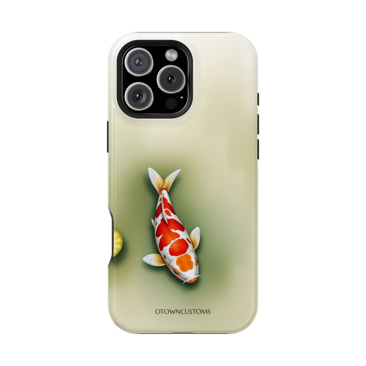 Stylized Watercolor Koi Pond