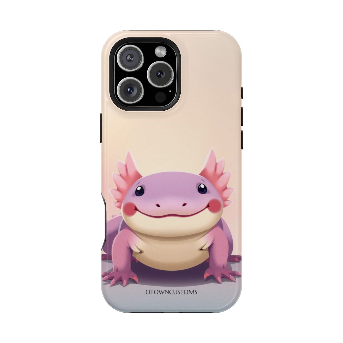 Cartoon Axolotl Bubble Dream