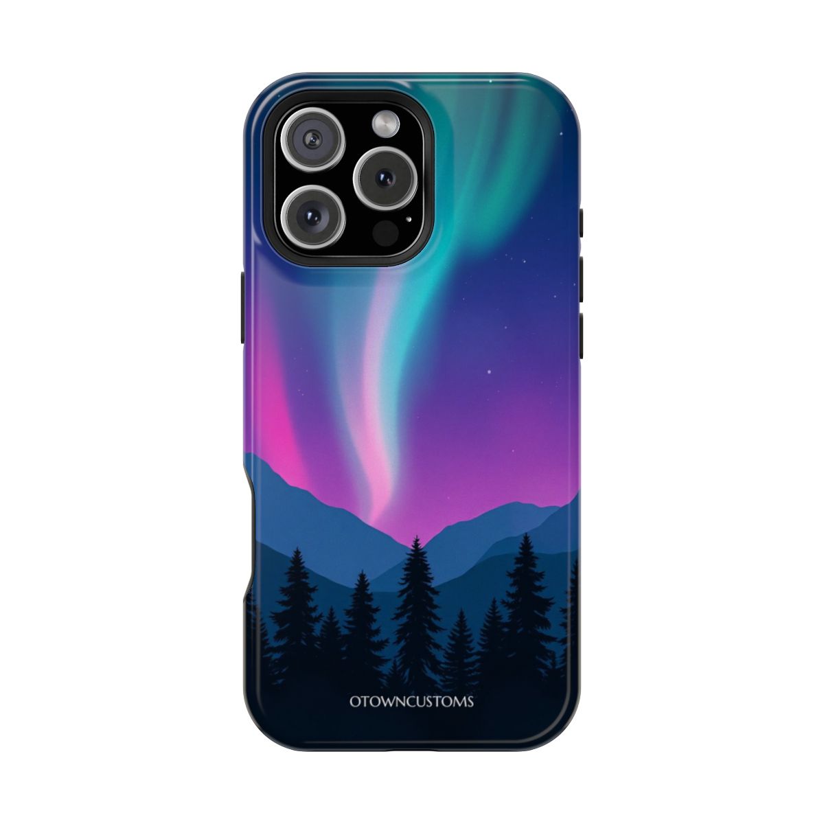 Dramatic Aurora Borealis Minimalist