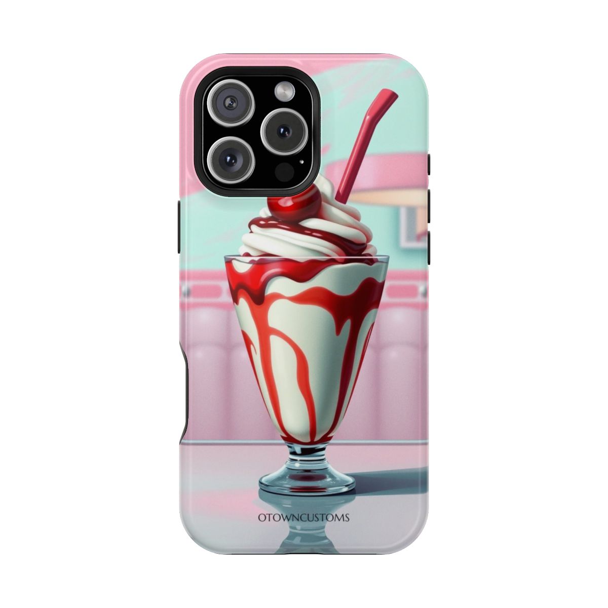 Retro Diner Cherry Sundae
