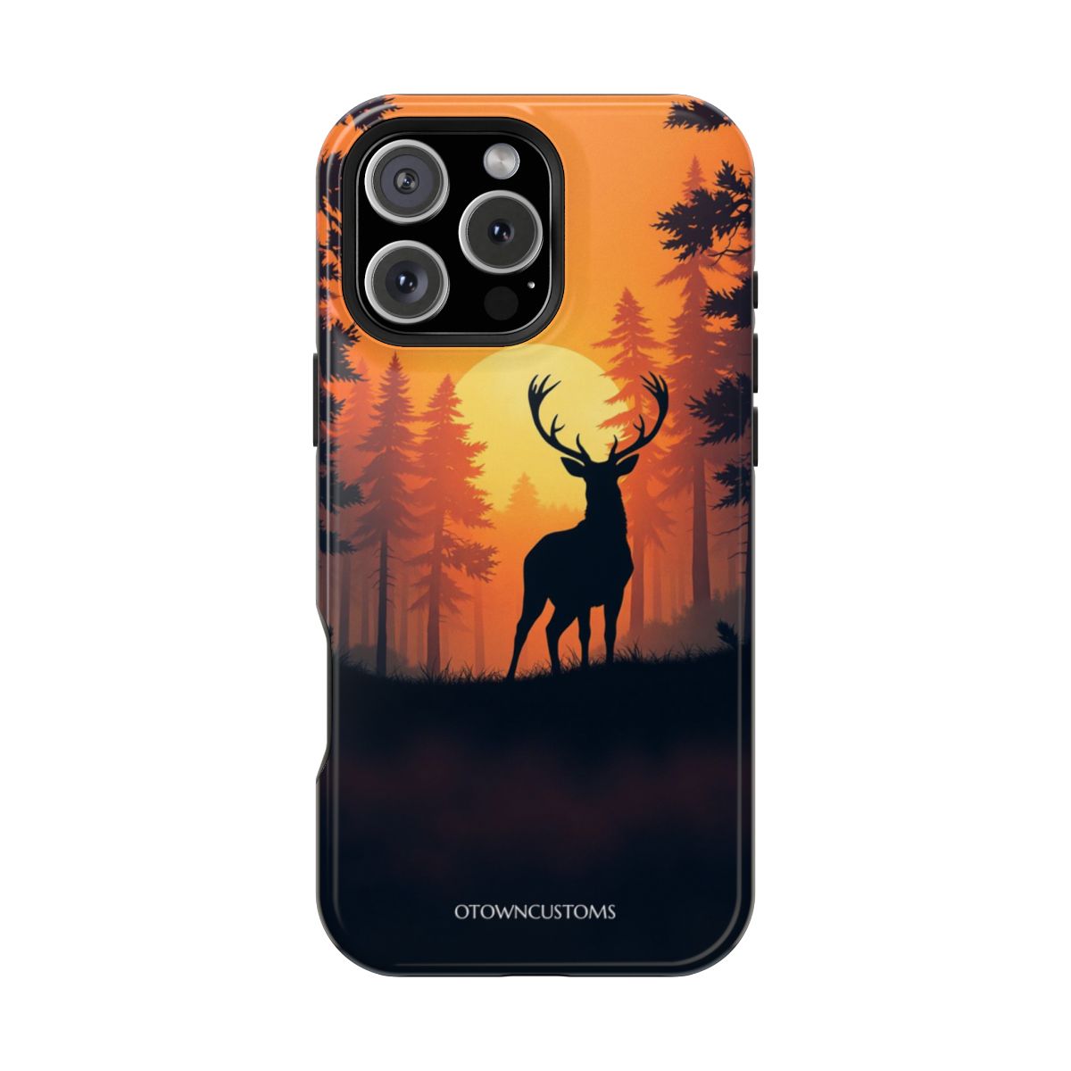Minimalist Enchanted Forest Sunrise