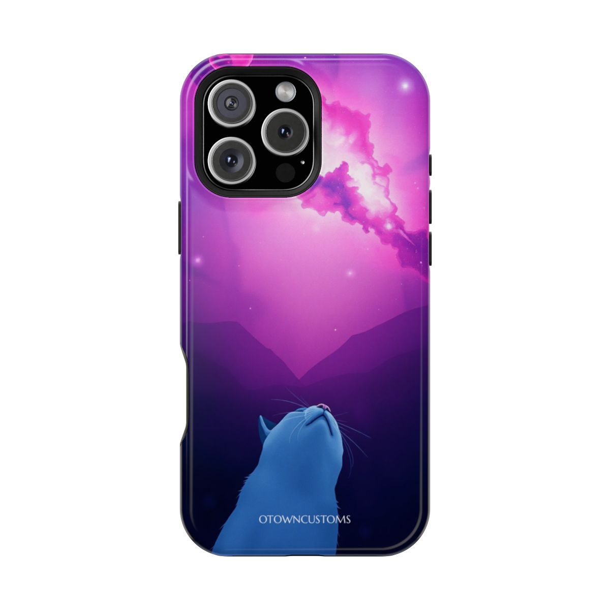 Galactic Nebula Cat Stargazer