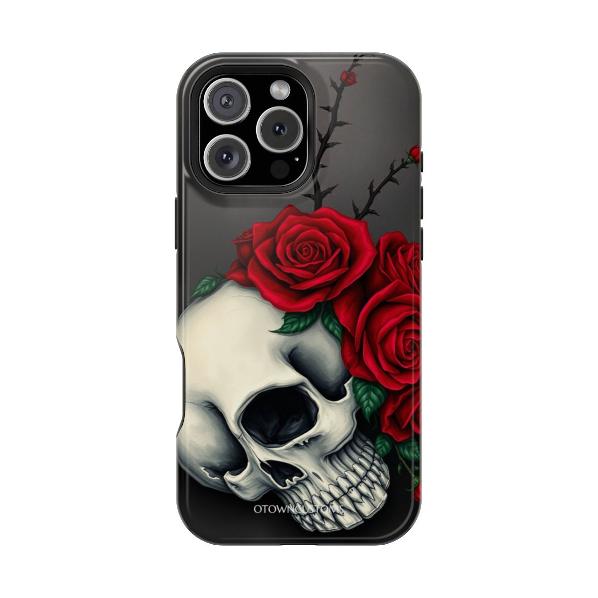 Gothic Skull Roses Romance