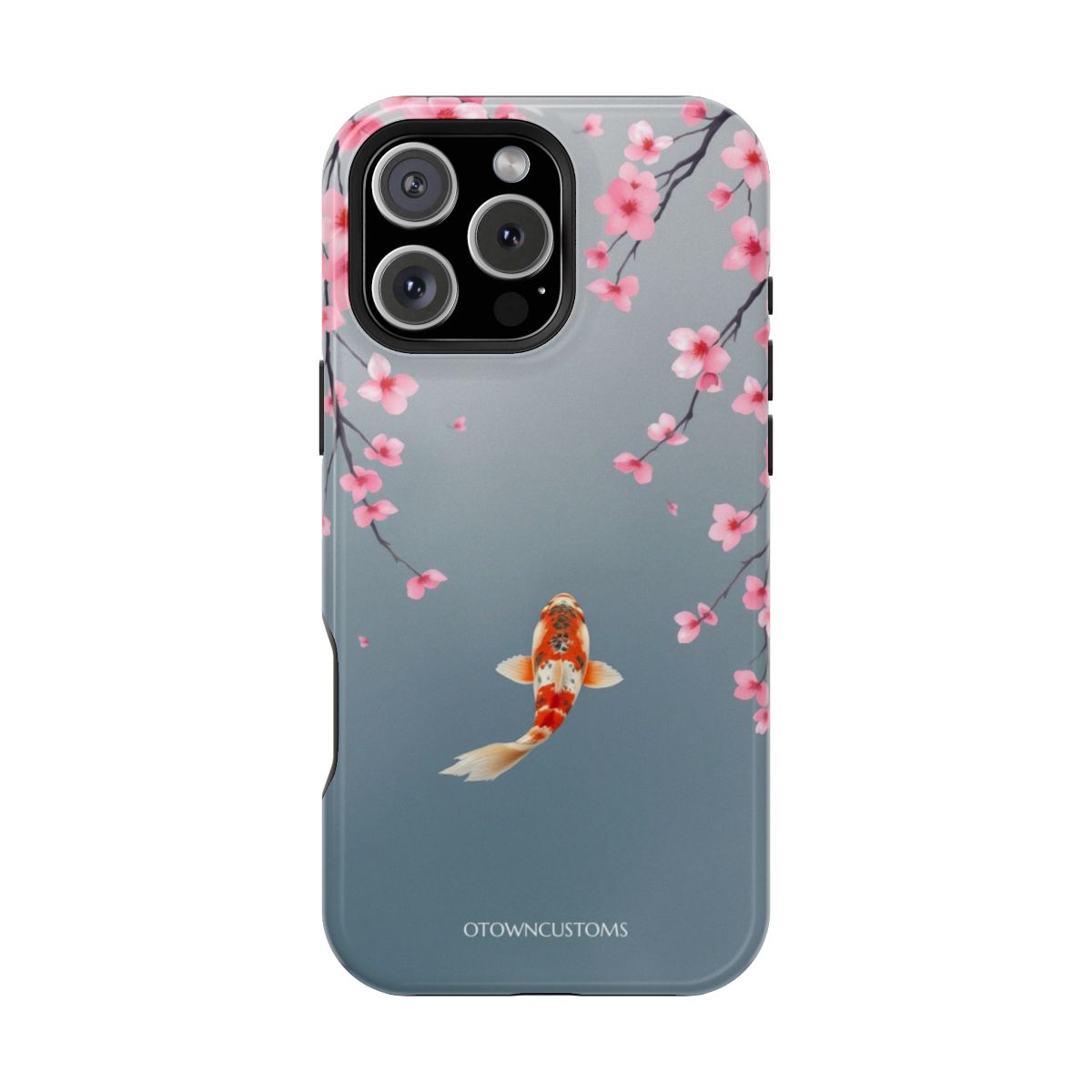 Cherry Blossom Koi Japanese Floral
