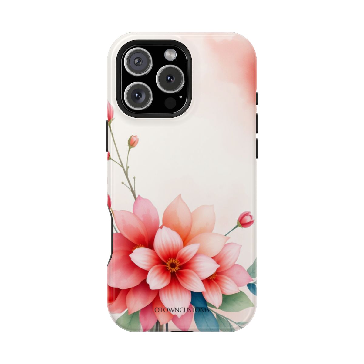Watercolor Floral Burst Art