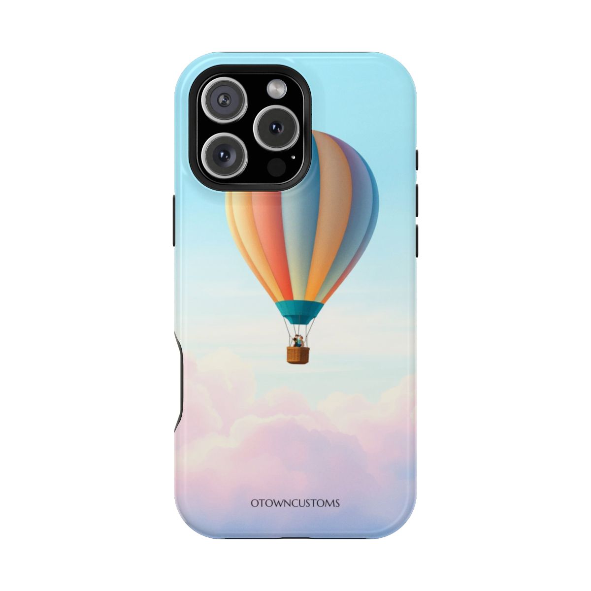 Whimsical Hot Air Balloon Illustration