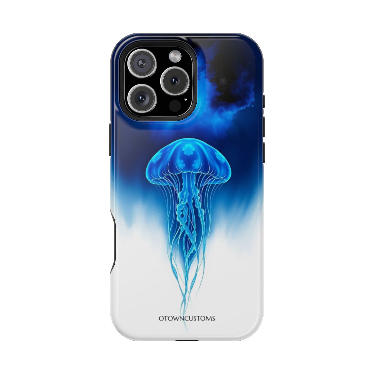 Cosmic Jellyfish Glowing Abstract