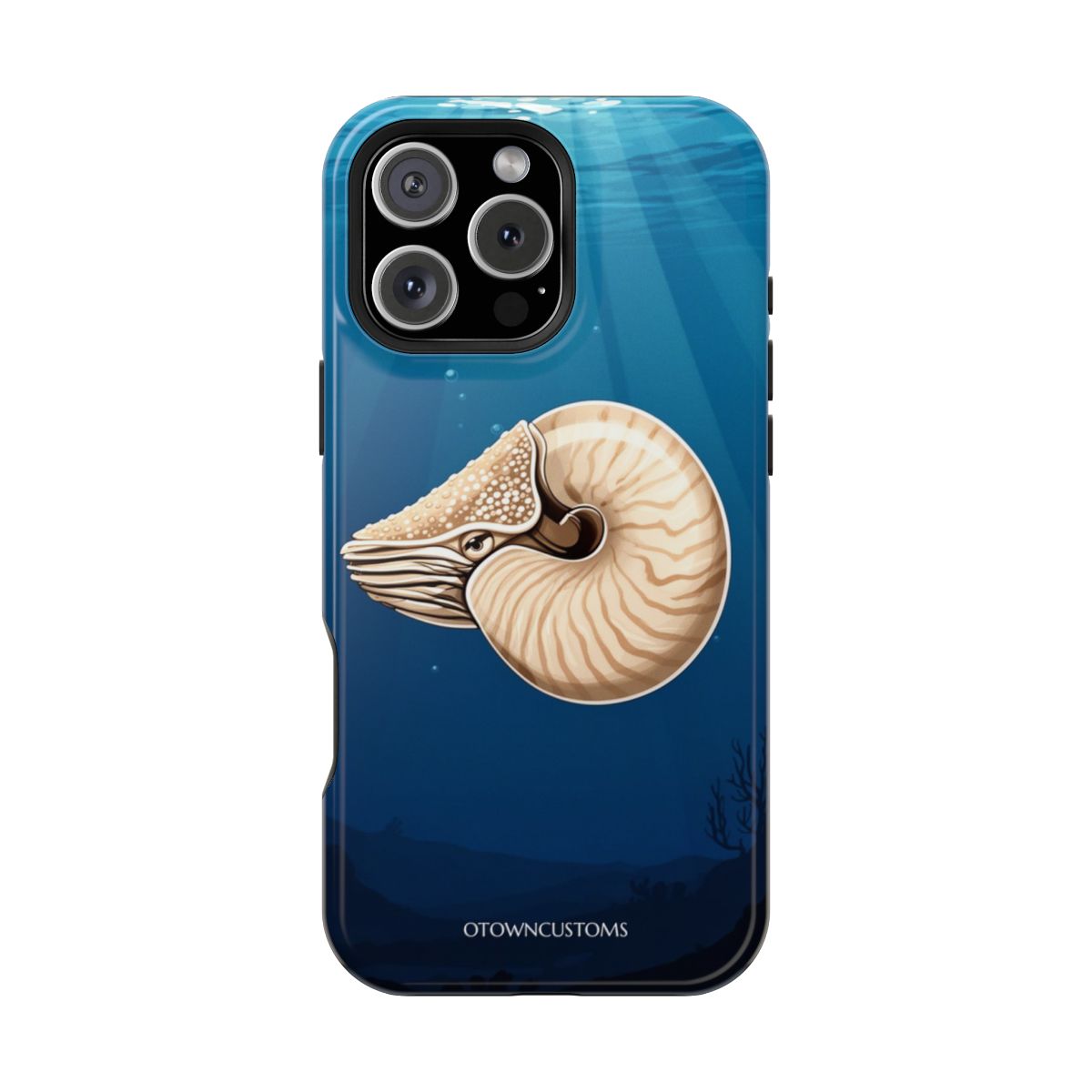 Underwater Nautilus Illustration