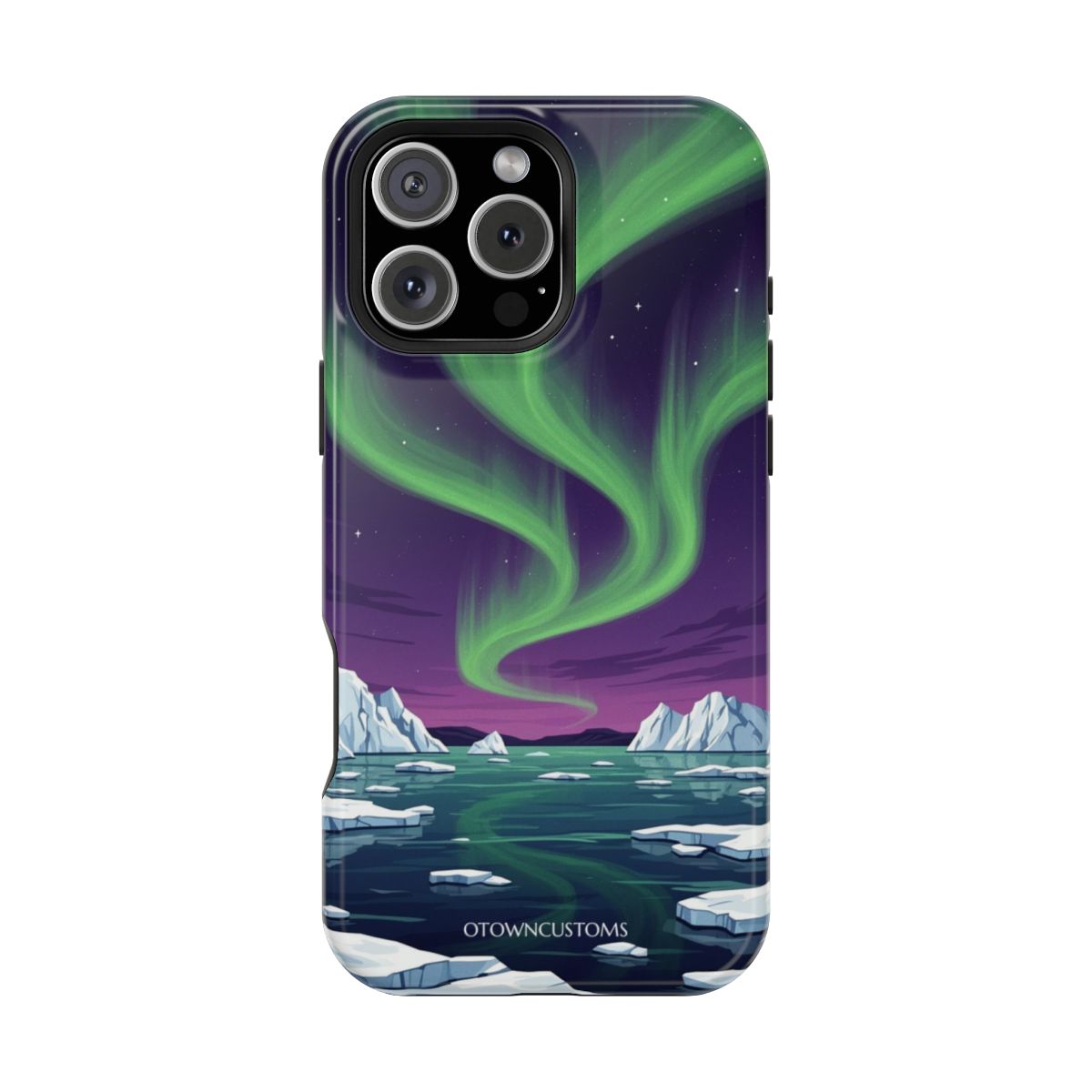 Stylized Illustration Arctic Lights