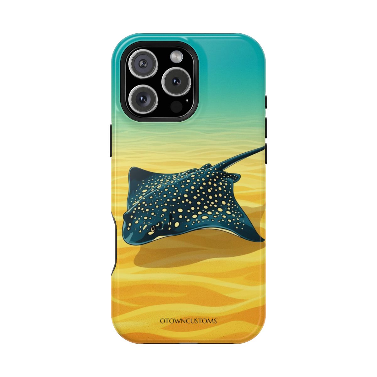 Vector Illustration Skate Ocean