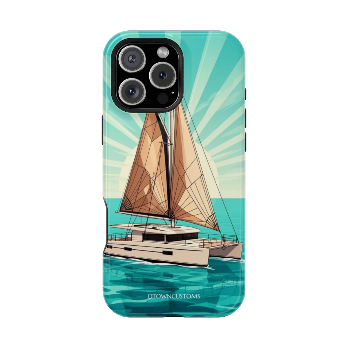 Stylized Boat Art Sail