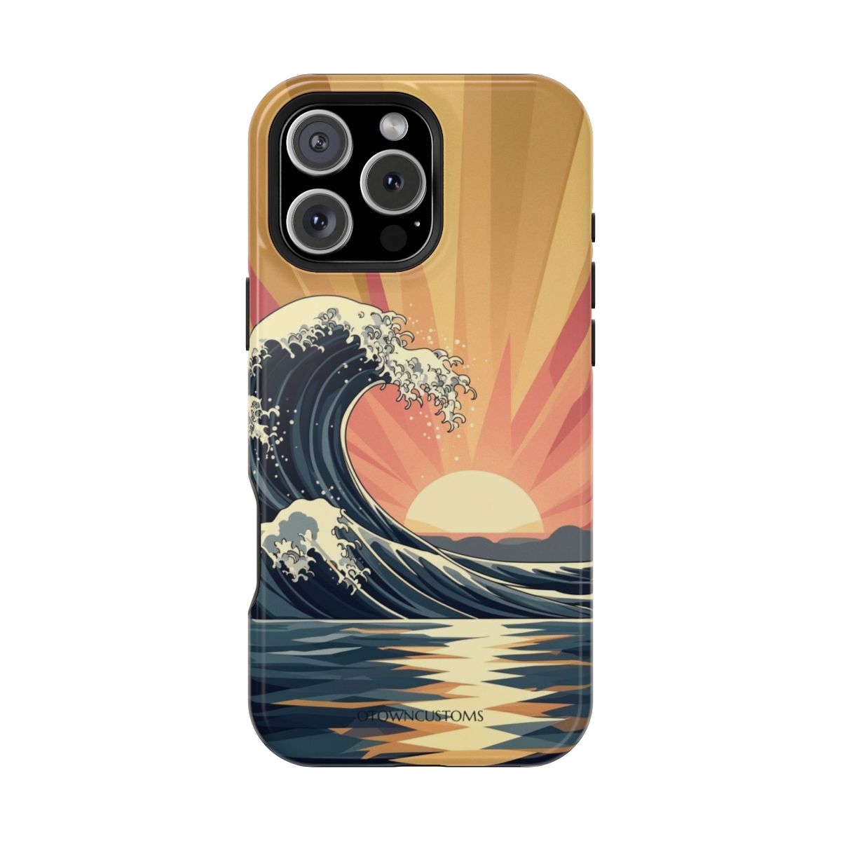 Japanese Wave Art Sunrise Breaker