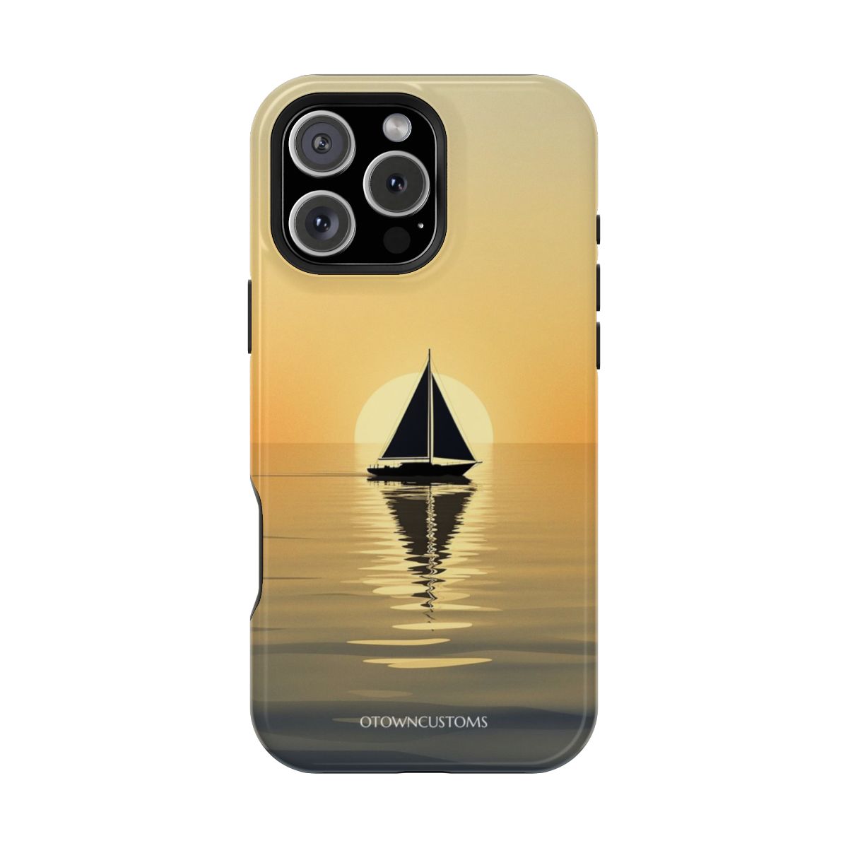 Minimalist Silhouette Sailboat