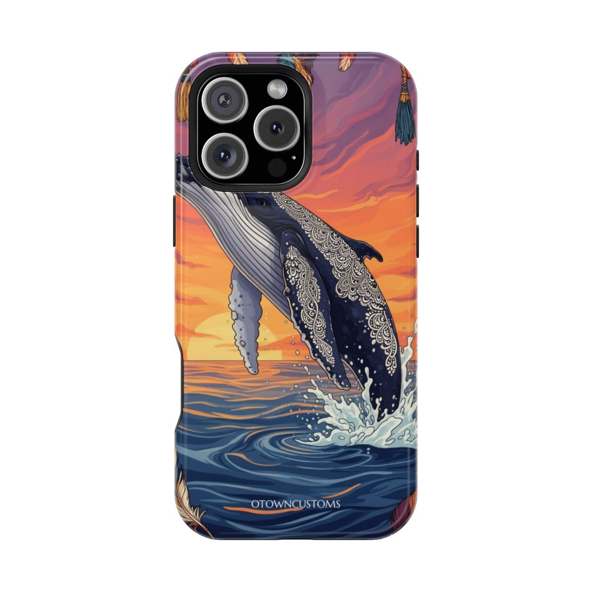 Bohemian Tribal Whale Art