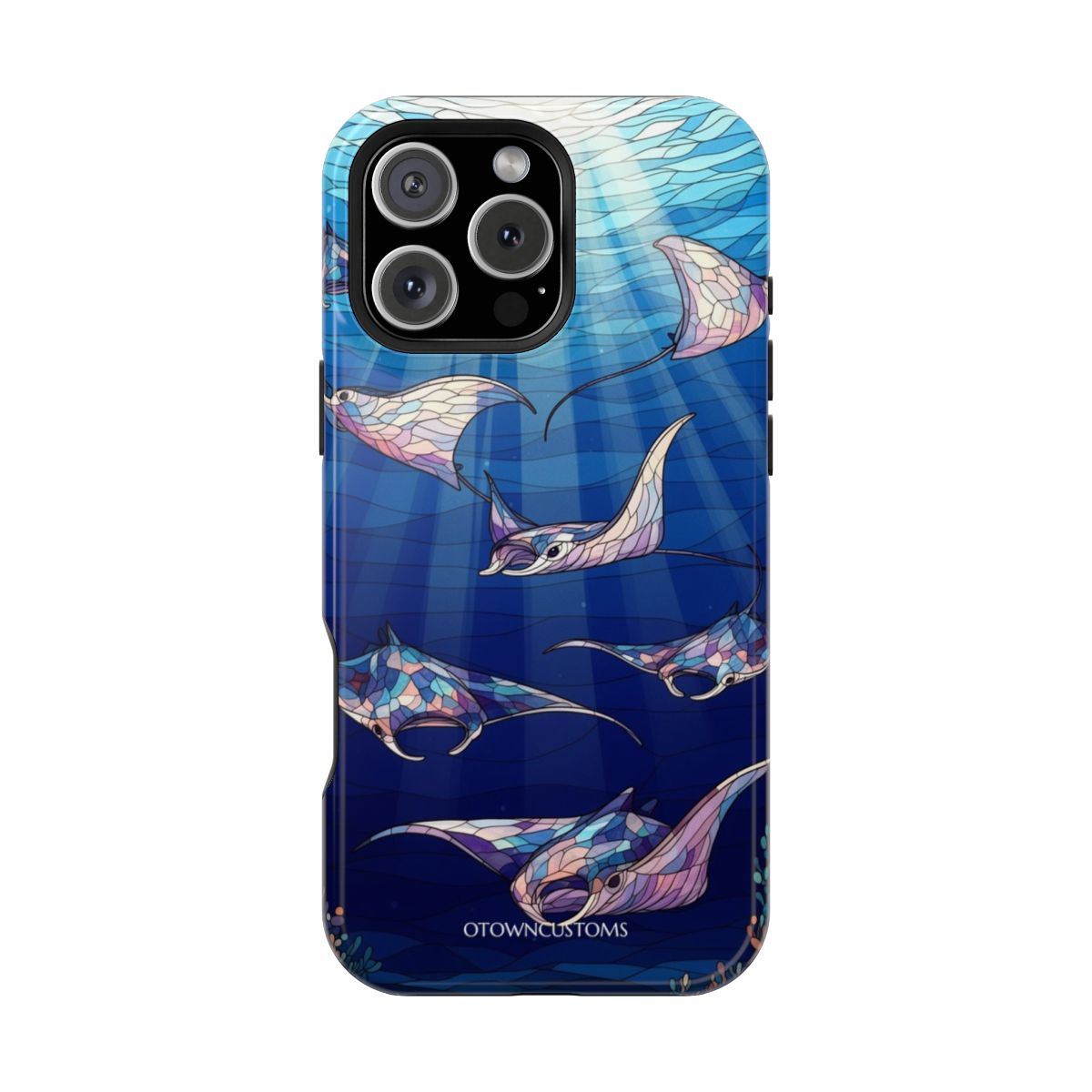 Stained Glass Ray Ocean