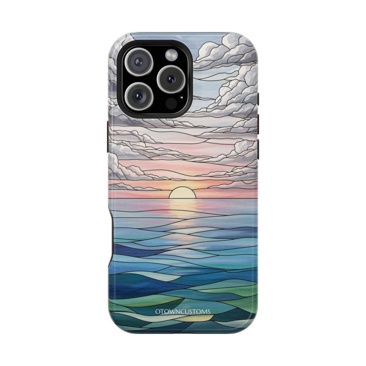 Stained Glass Waves Ocean Dreams