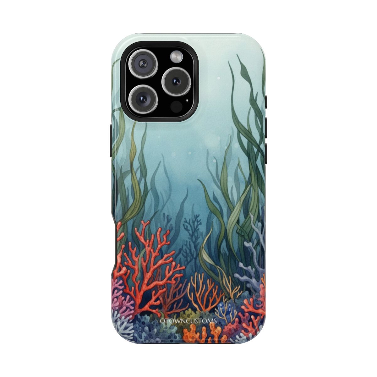 Watercolor Underwater Sea Garden Bloom