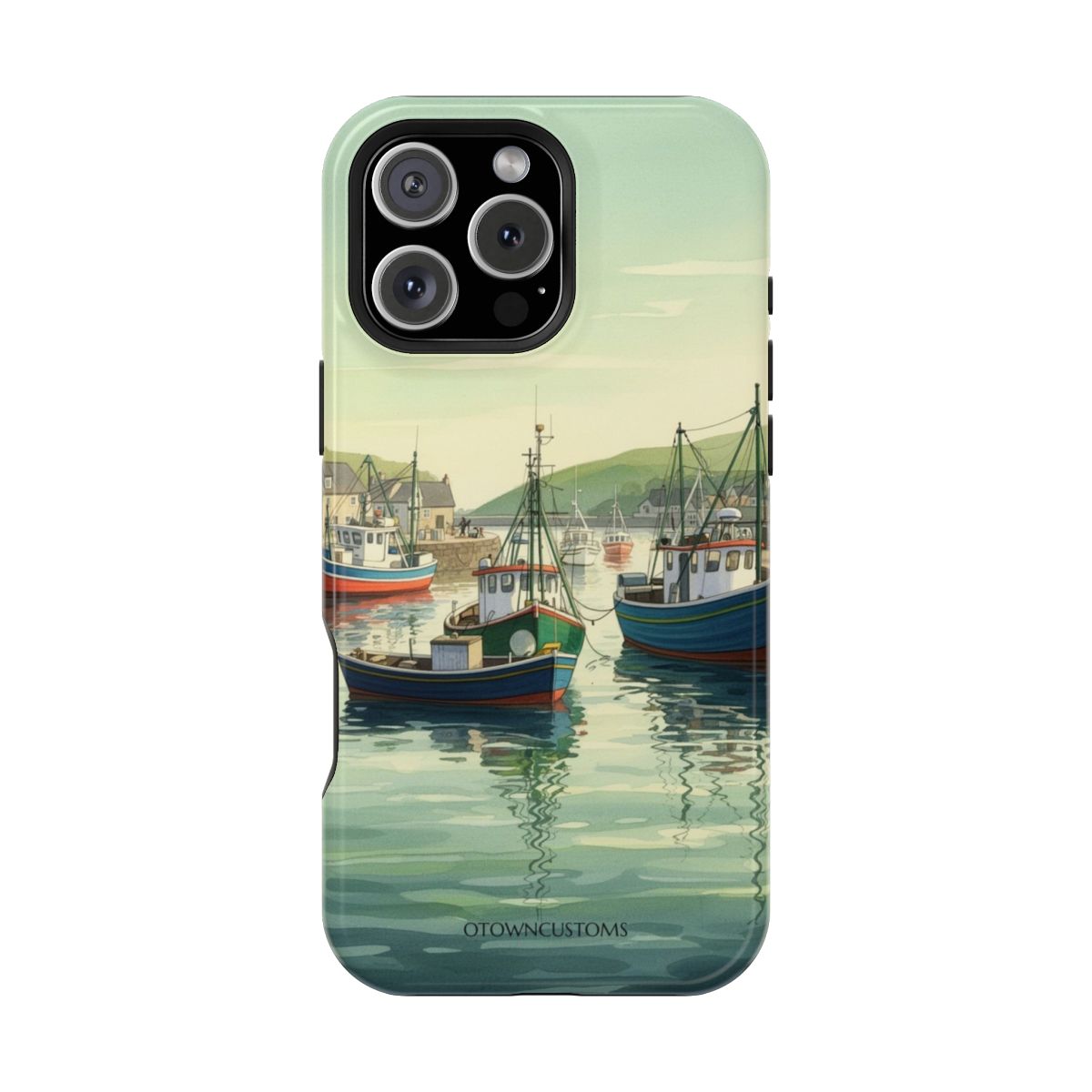 Watercolor Dockside Dreams Painting