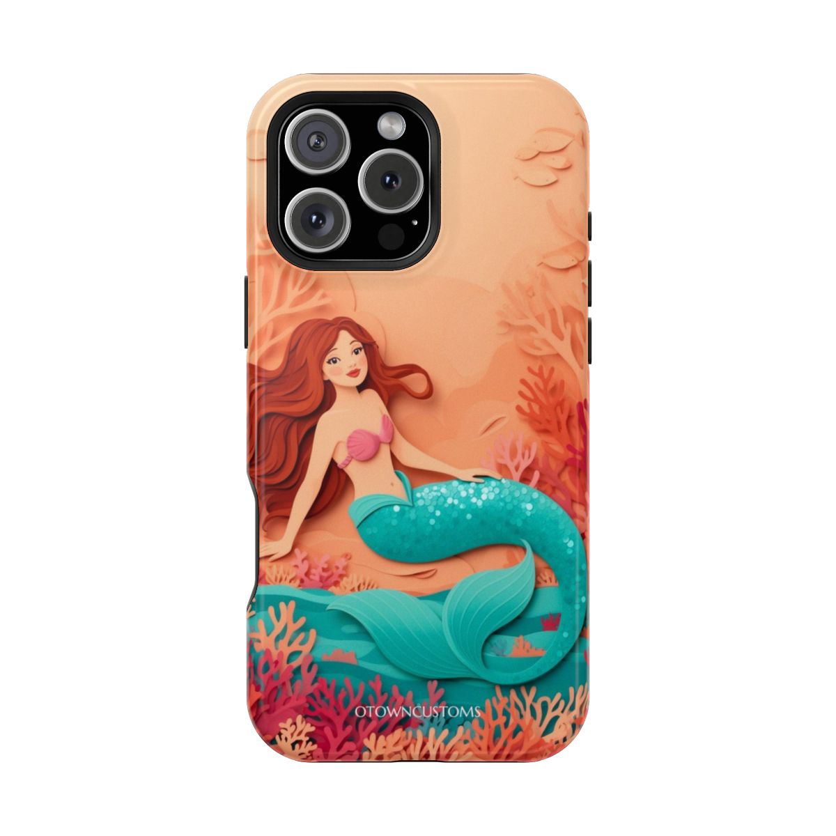Paper Cut Coral Song Mermaid