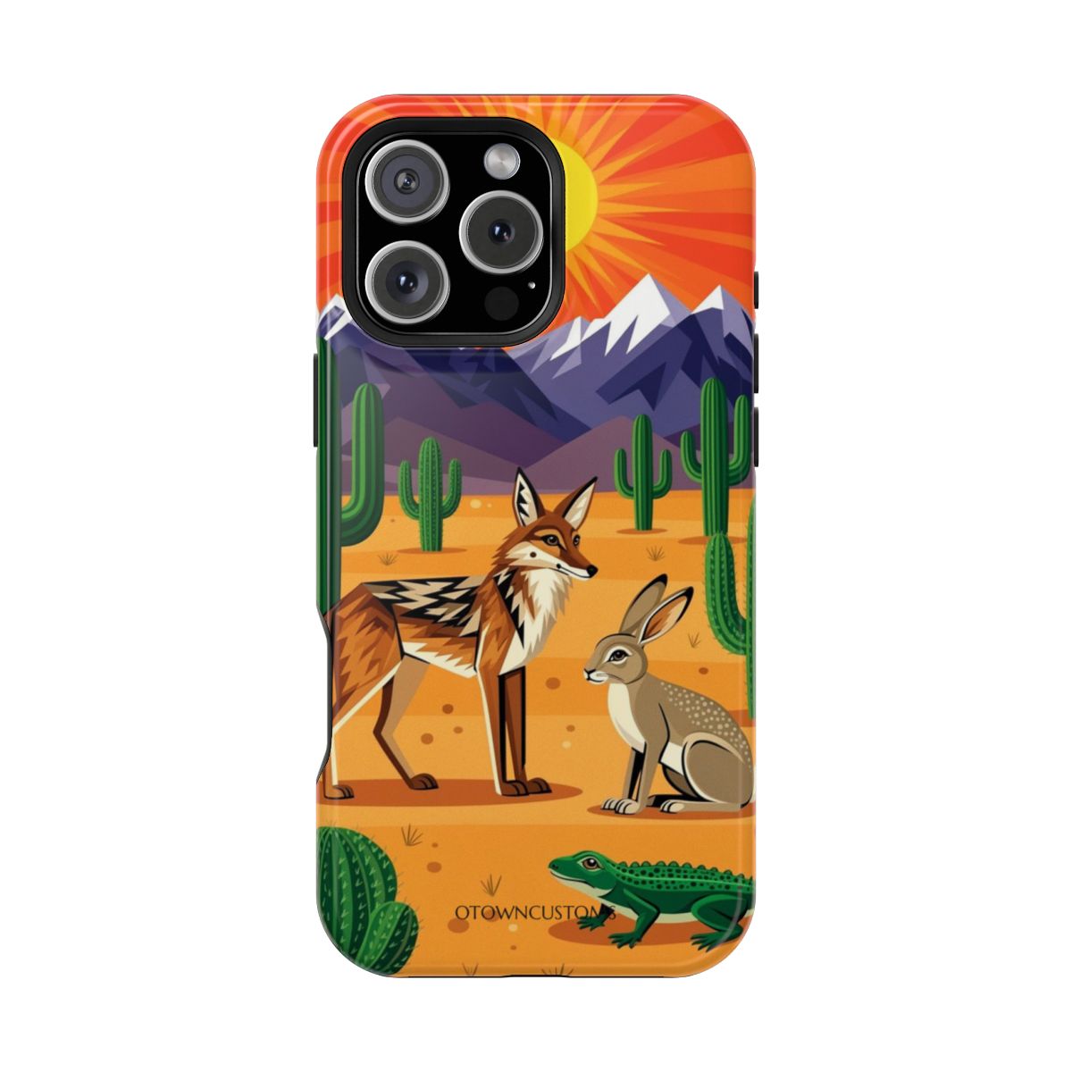 Desert Wildlife Illustration Nevada Folk Art