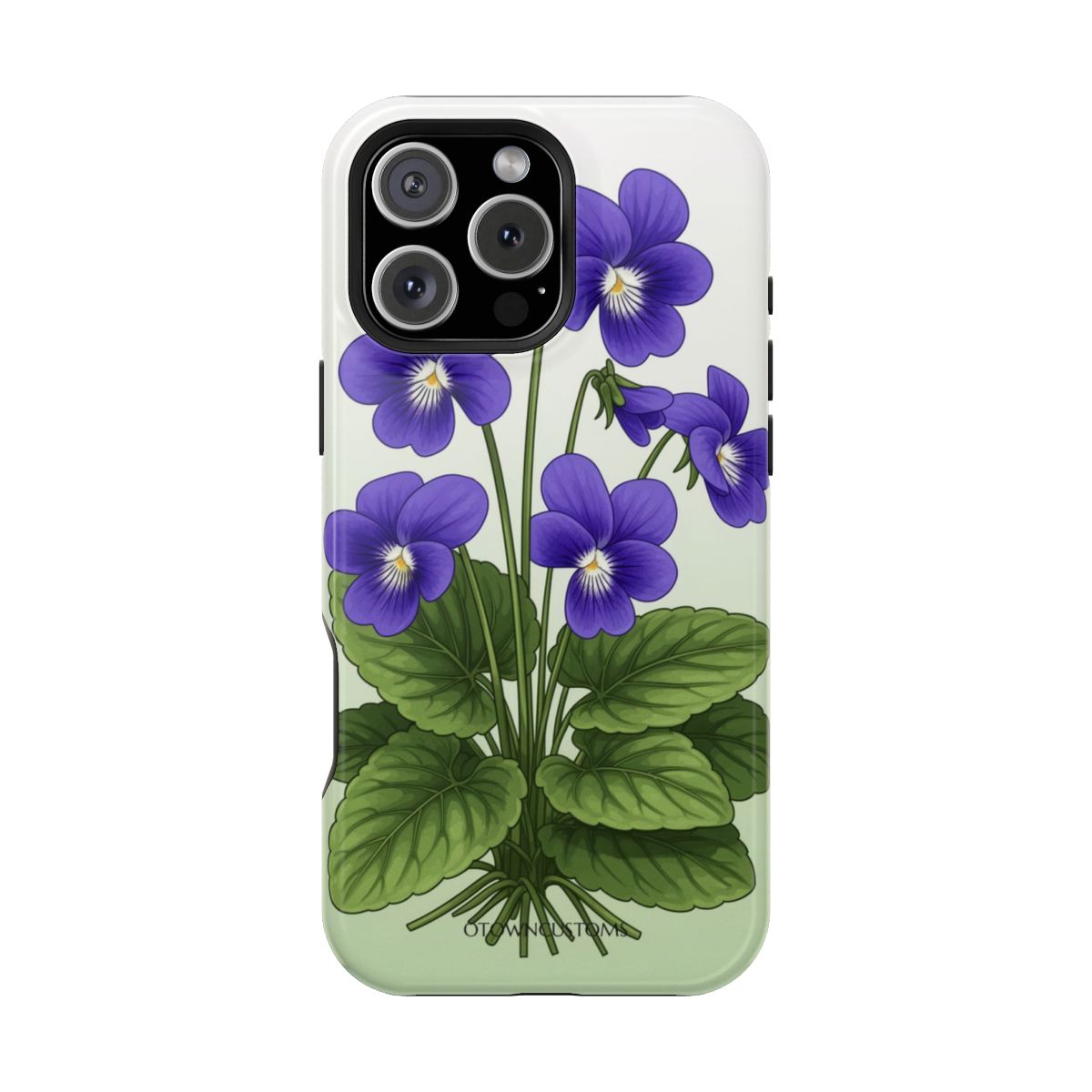 Botanical Illustration Violet Bloom